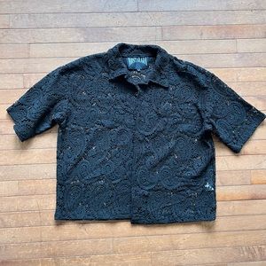 Nostalgia Lace Black Shirt